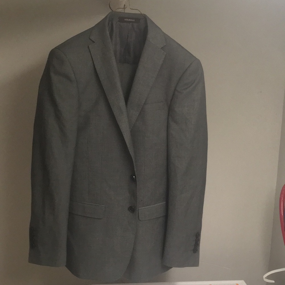 Gray Vitatelli suit. Hardly worn.